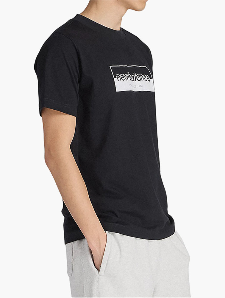 New Balance Black Logo Graphic Tee - Back