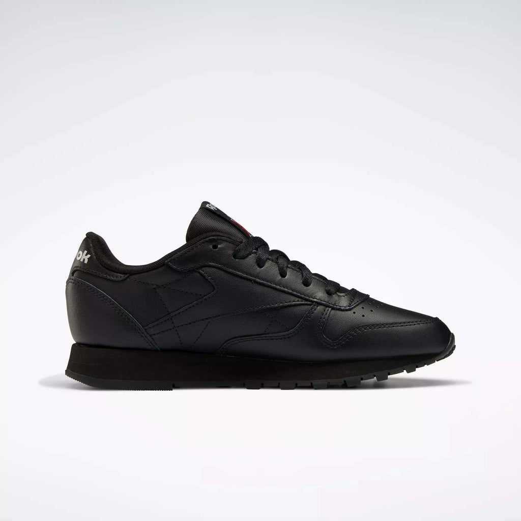 Reebok Black Classic Leather Sneakers