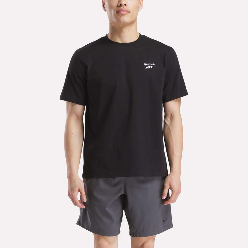 Reebok Black CL FO Small Logo Tee