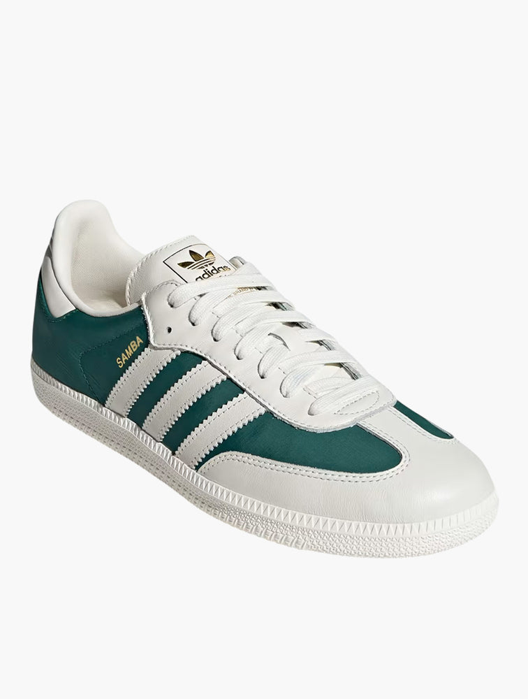 Adidas Samba OG Off White Collegiate Green - Side View