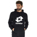Lotto Black Graphic Print Hoodie
