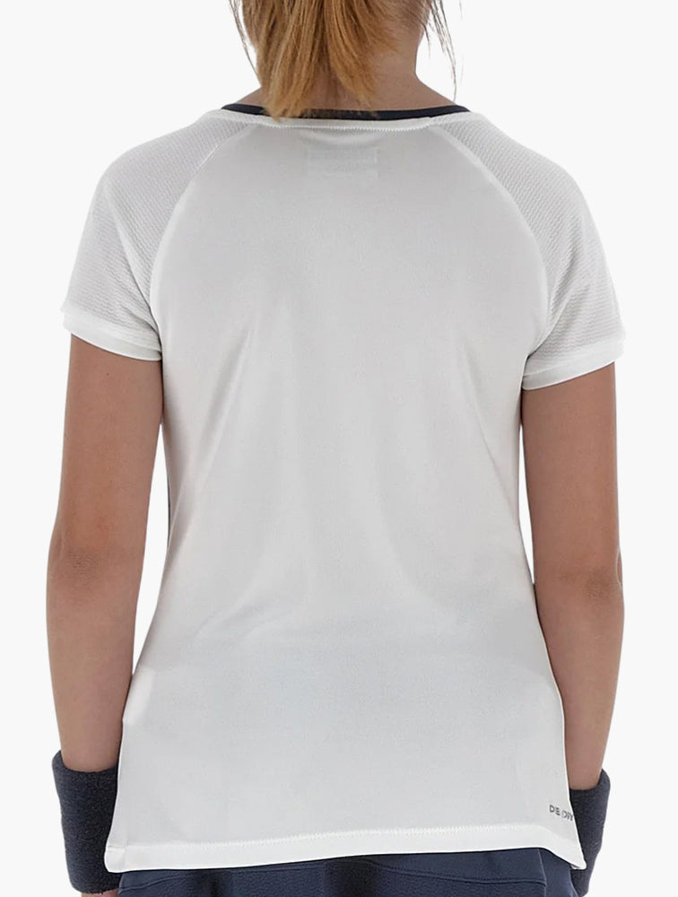 Lotto Girls White Squadra II Logo Print Tee - Back