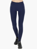 Lotto Dark Blue Lifestyle Smart Leggings front view