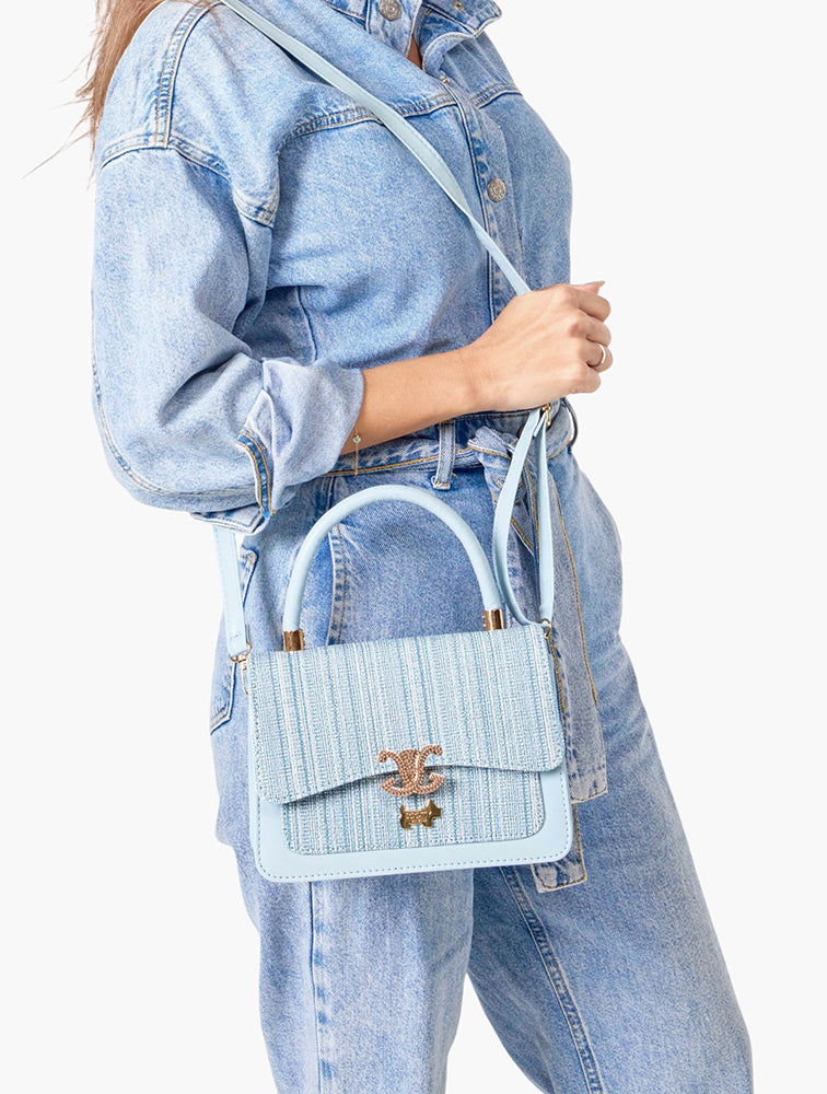 Scotty Bags Bambino Blue Arabella Tote - Detail View