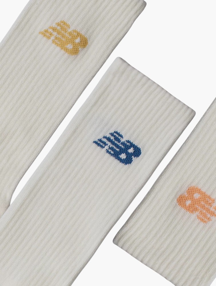 NB 3 Pack White Everyday Crew Socks - Pair