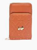 Scotty Bags Saddle Tan Barcelona Crossbody - Front