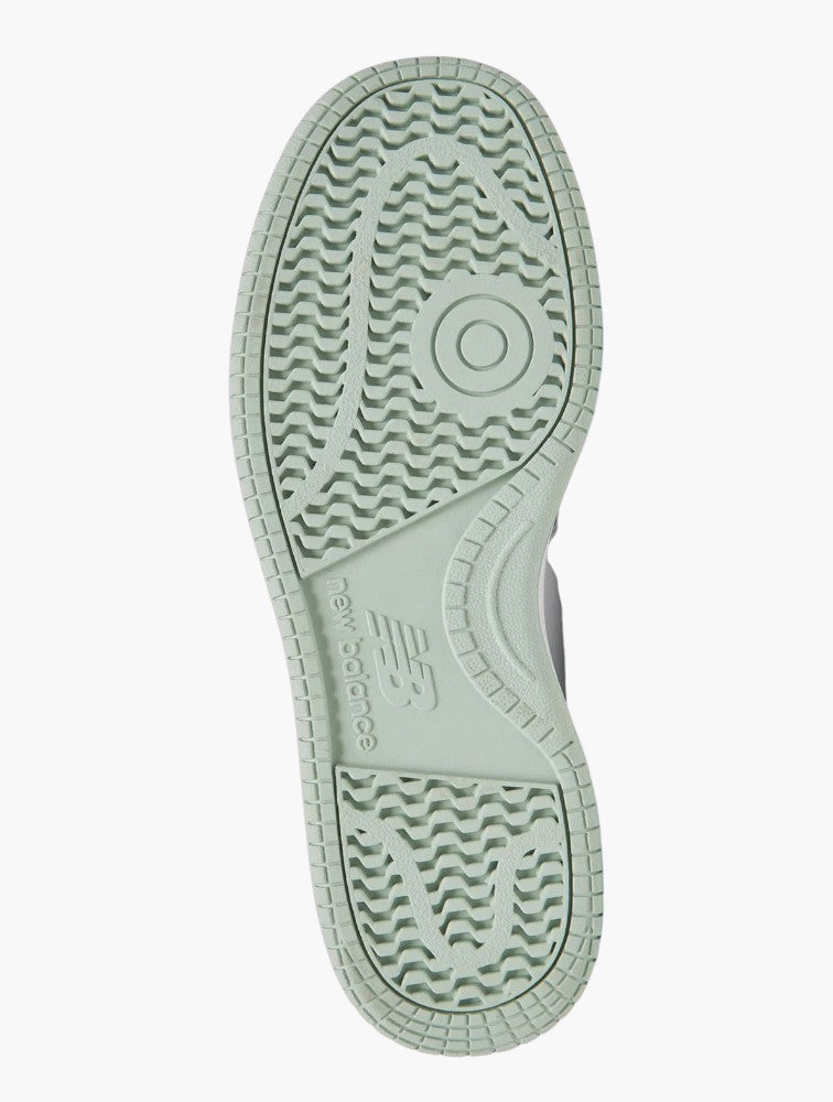 New Balance White & Light Green 80 Sneakers - Detail