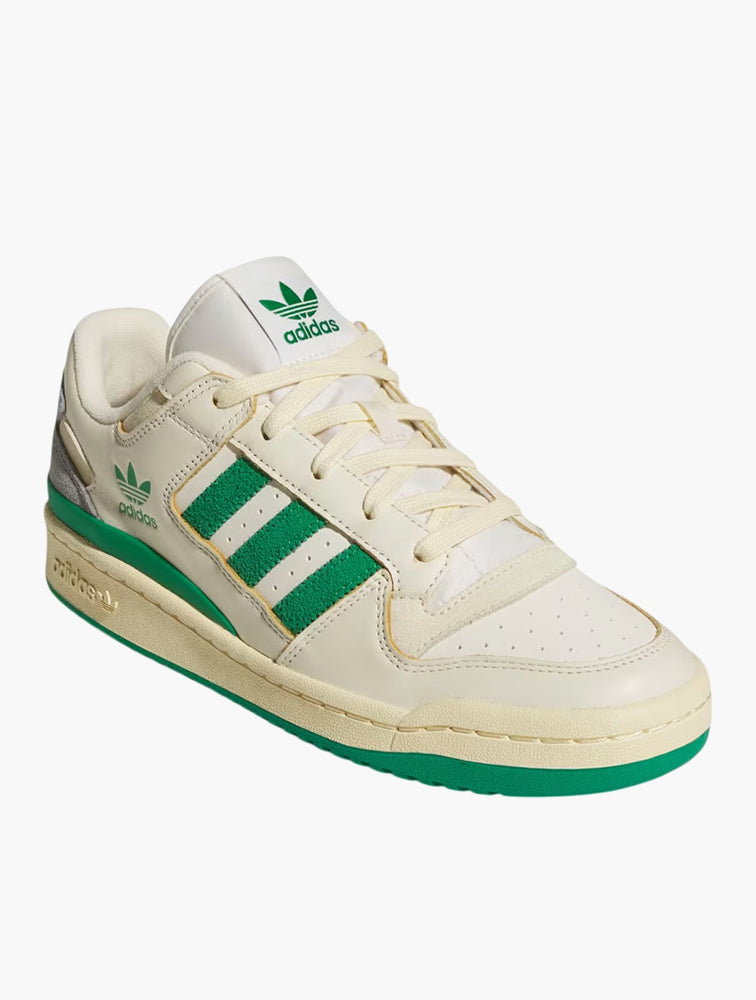 Adidas Forum Low CL Cream White and Green - Side View