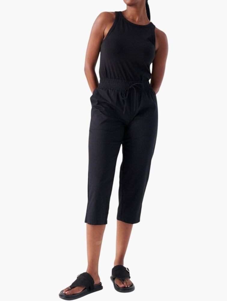 Miladys Black Cropped Pants - Detail View