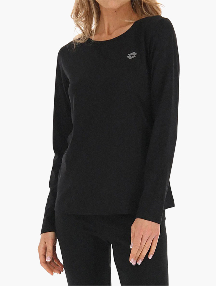 Lotto Black Msc Long Sleeve Tee