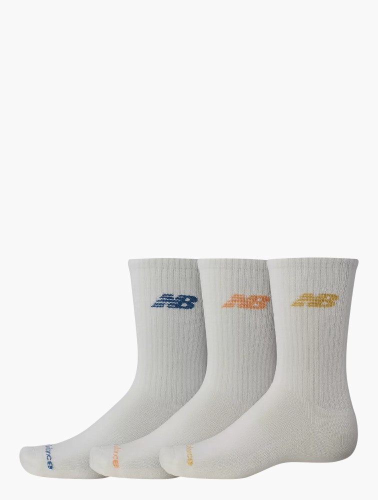 NB 3 Pack White Everyday Crew Socks - Front