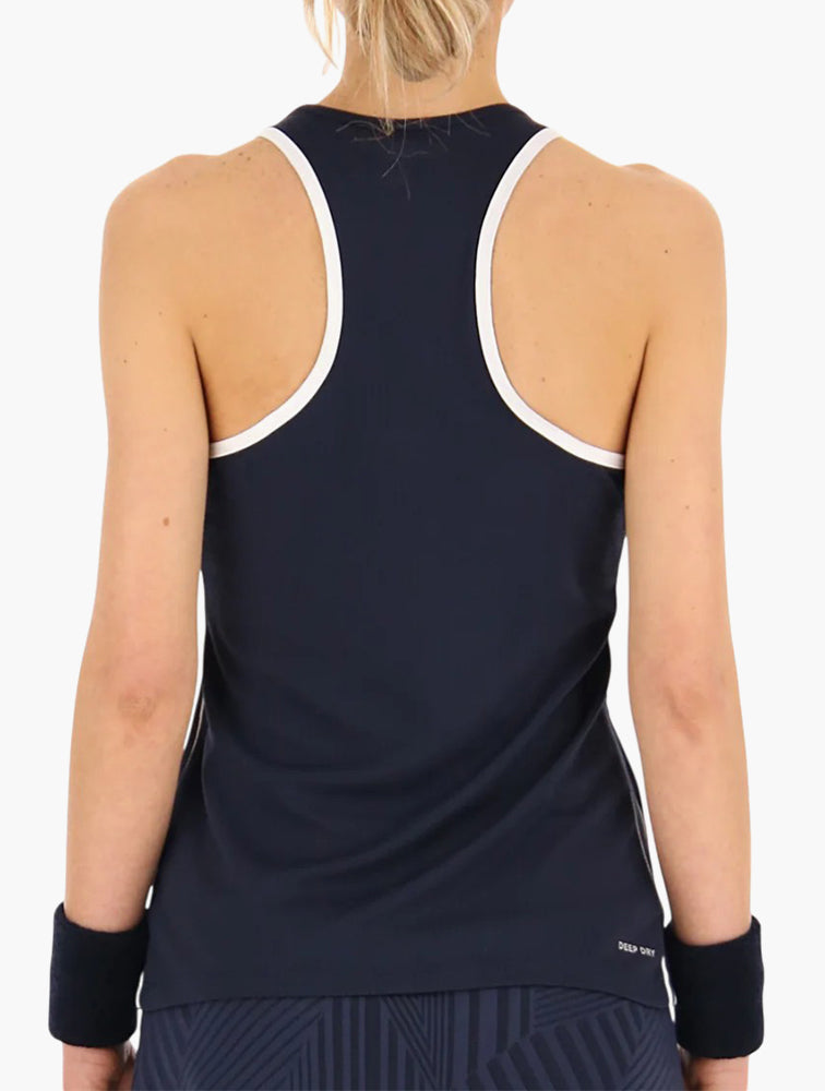 Lotto Navy Blue Squadra Sleeveless Top side view