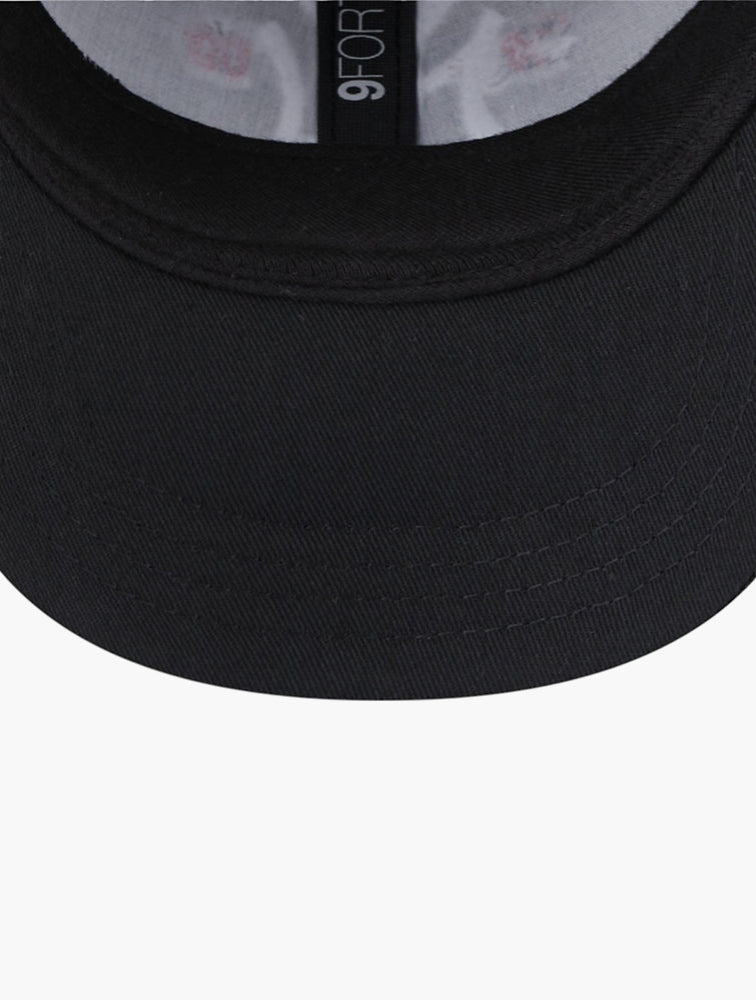 New Era Black 9FORTY Embroidered Cap - Top