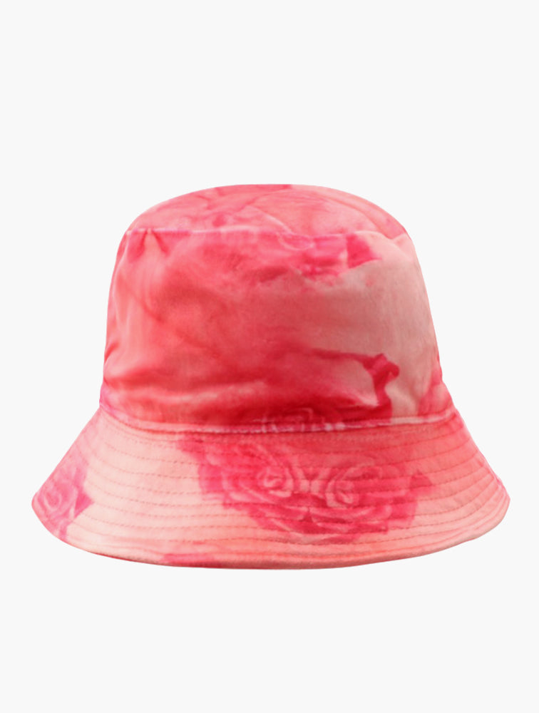 Elsie & Fred Pink Floral Bucket Hat - Front