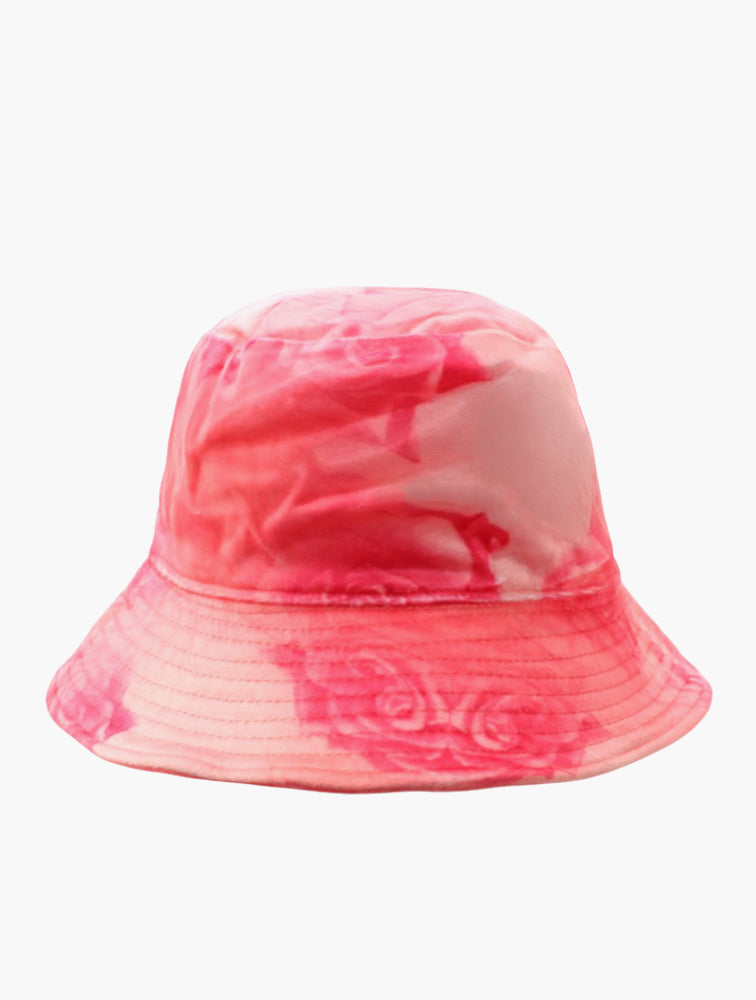 Elsie & Fred Pink Floral Bucket Hat - Side