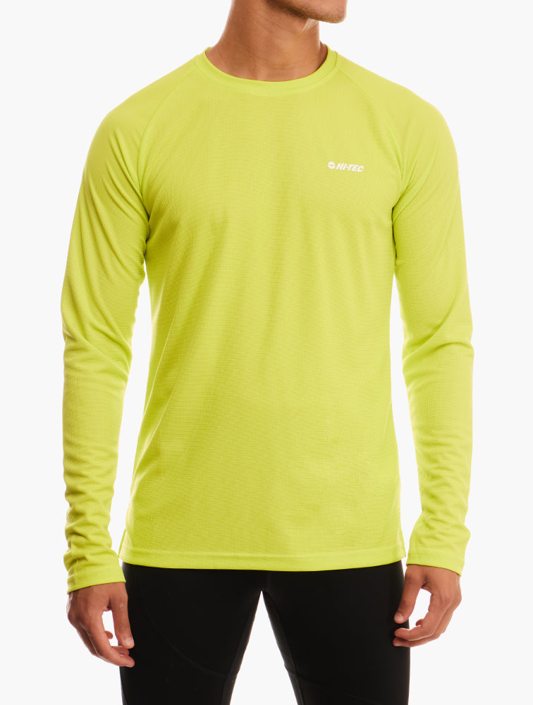 Hi-Tec Acid Lime Geo Active Top front