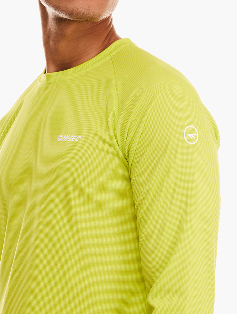 Hi-Tec Acid Lime Geo Active Top on model
