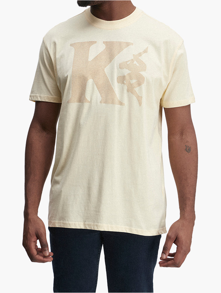 Kappa Beige Authentic Mally Tee front