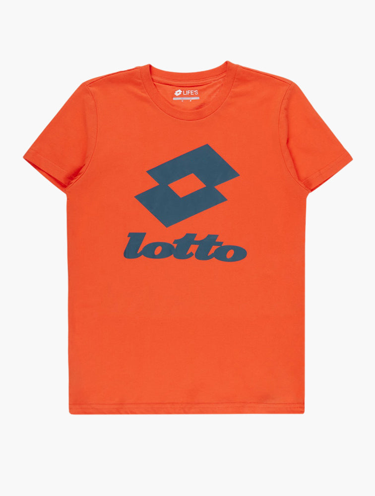 Lotto Orange Dreams Short Sleeve Tee front view