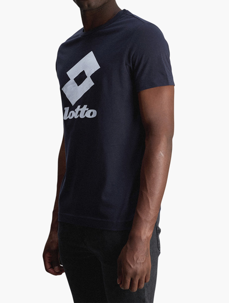Lotto Navy Blue Smart III Tee side view