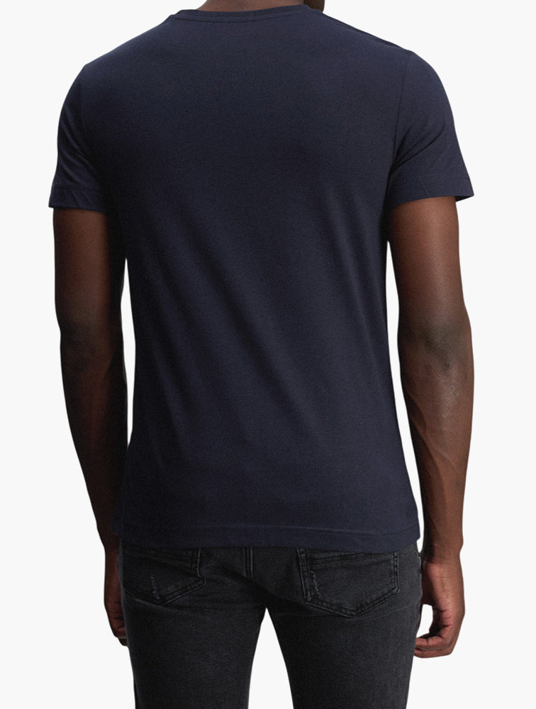 Lotto Navy Blue Smart III Tee back view
