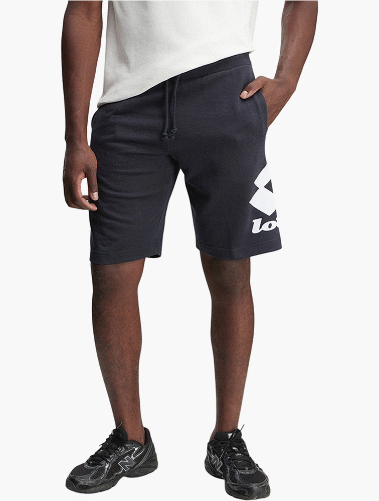 Lotto Navy Blue Smart III Bermuda Shorts front view