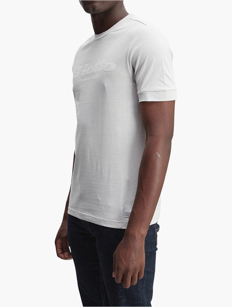 Lotto Grey Athletica Due V Tee back