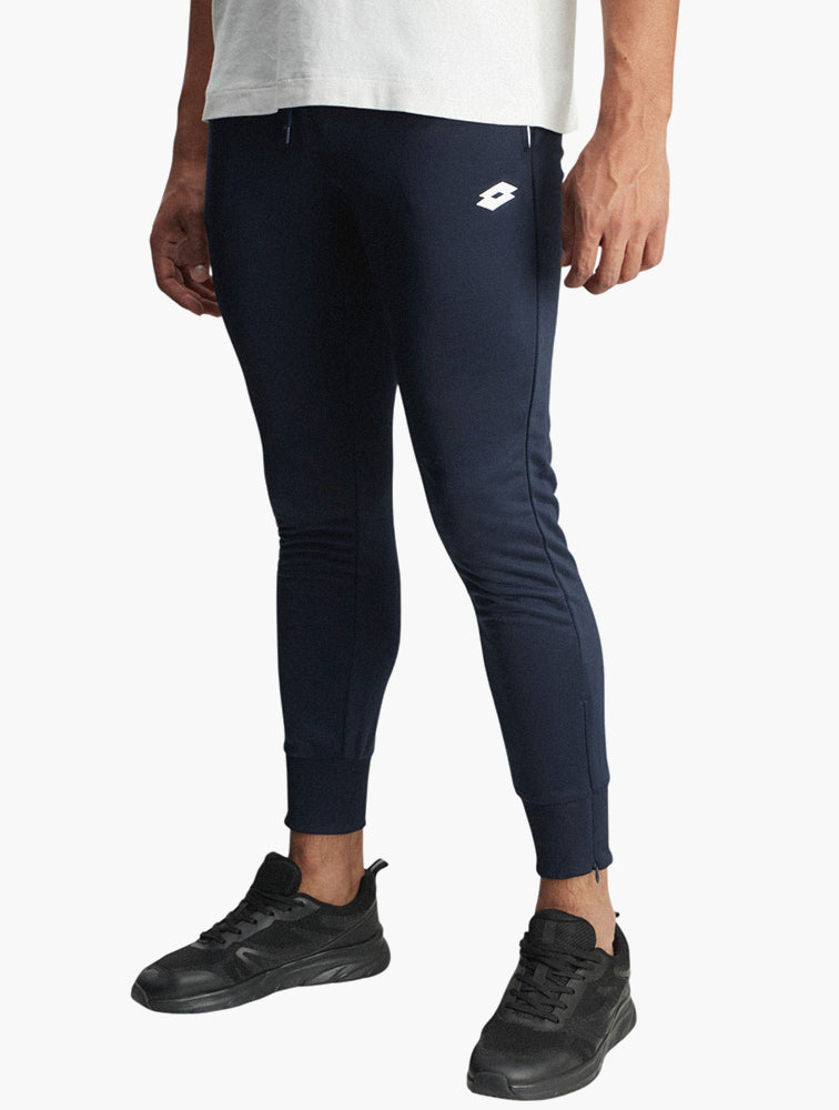 Lotto Navy Blue Logo Tennis Pants side view