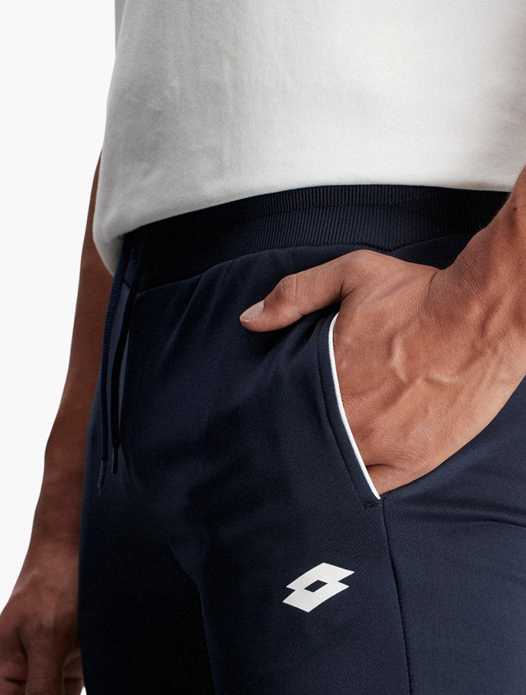 Lotto Navy Blue Logo Tennis Pants detail view