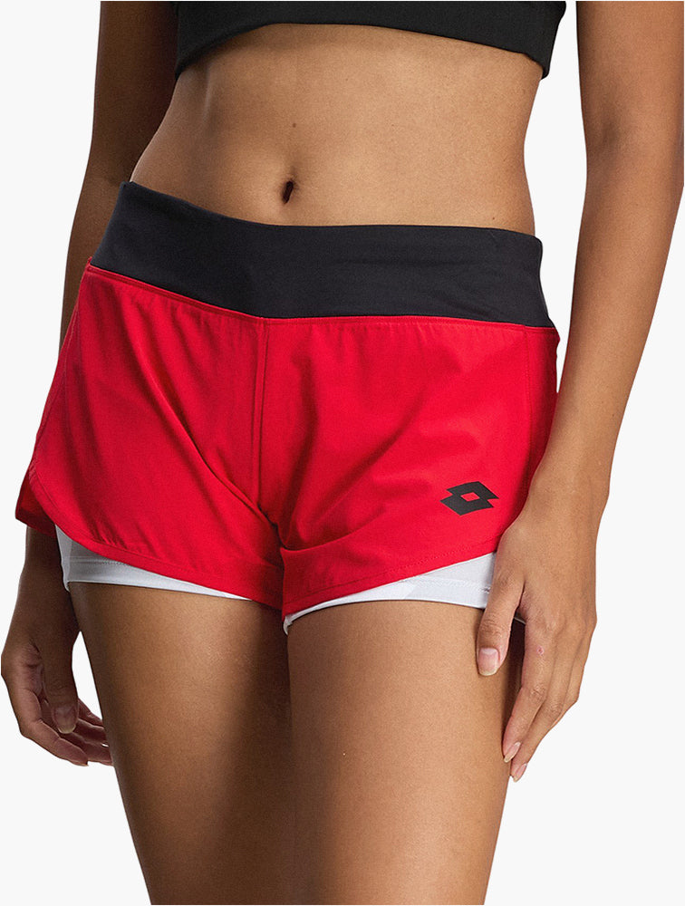 Lotto Red Running Shorts back