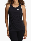 Lotto Black Squadra II Sleeveless Top front view