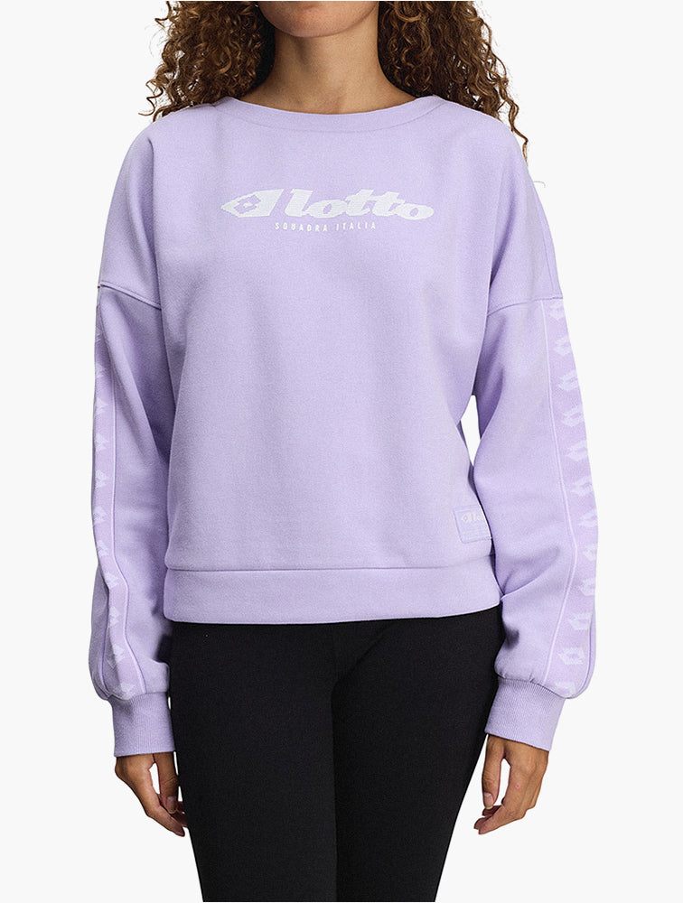 Lotto Purple Athletica Due Long Sleeve Sweatshirt front view