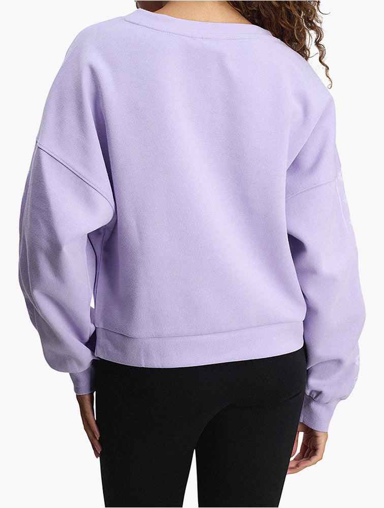 Lotto Purple Athletica Due Long Sleeve Sweatshirt back view