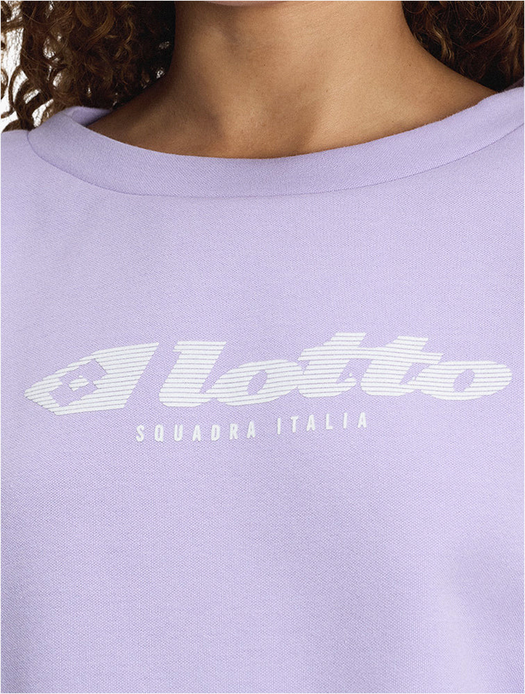 Lotto Purple Athletica Due Long Sleeve Sweatshirt detail view