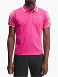 Lotto Bright Pink Polo Shirt front view