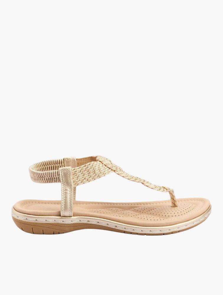 Summer Breeze Set - Gold Sandals
