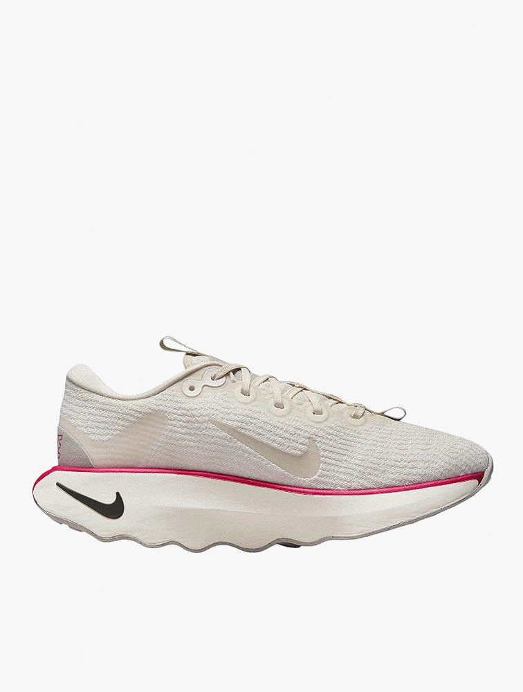 Nike Pale Ivory & Sail Motiva Walking Trainers - Side View