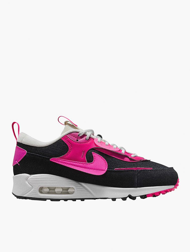 Nike Summit White Fierce Pink Air Max 90 Futura side view