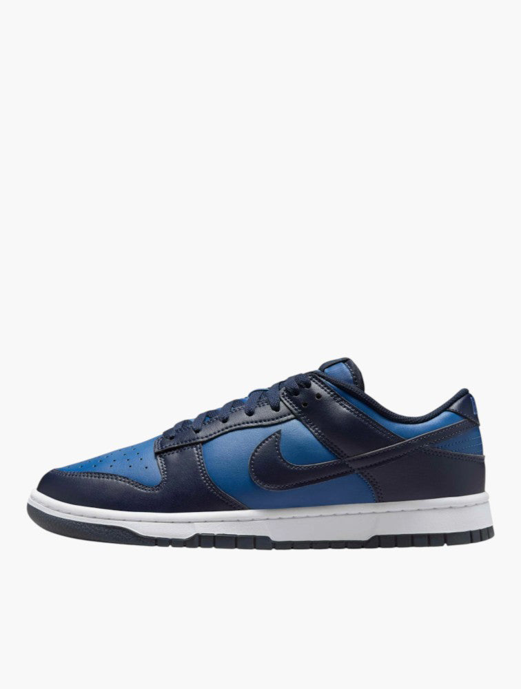 Nike Dunk Low Retro Mystic Navy White - Side View