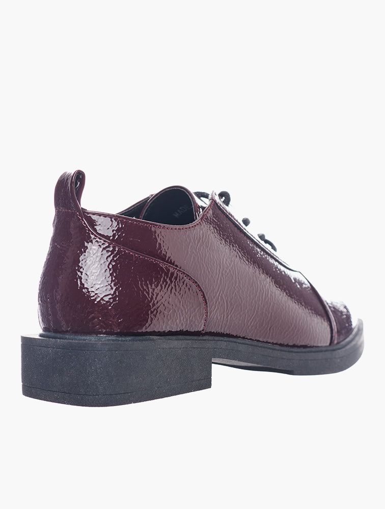 Pierre Cardin Red Oxford Shoes - Top View
