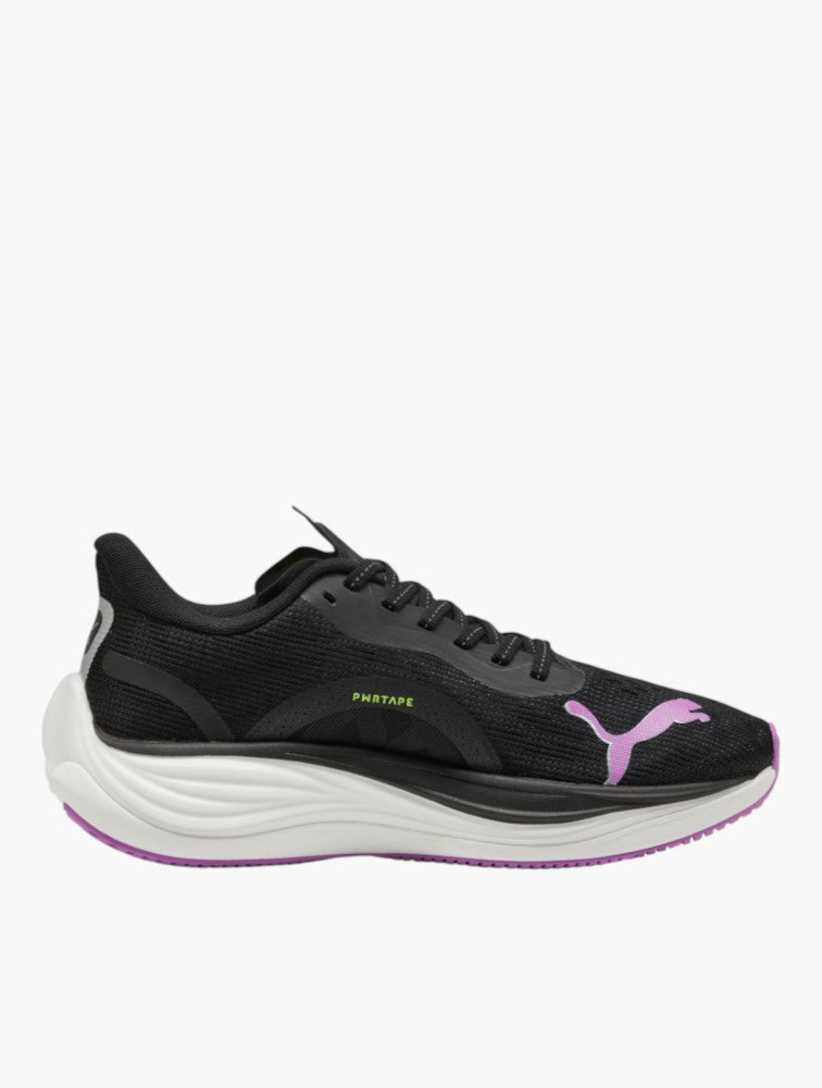 PUMA Black & Pure Magenta Velocity Nitro 3 - Front