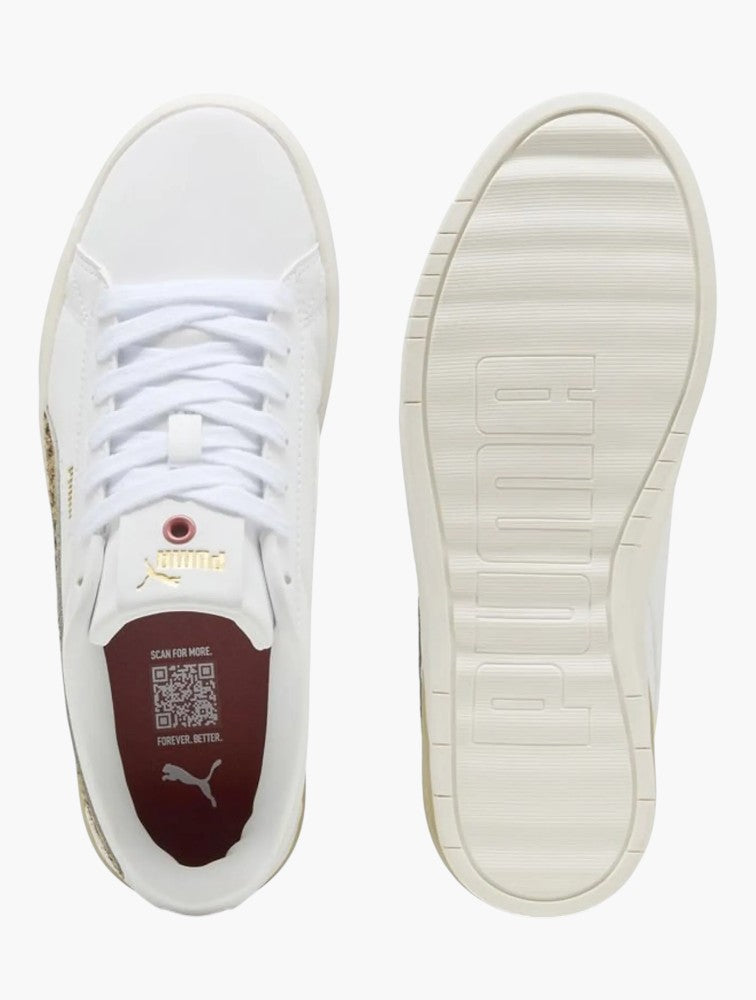 PUMA White Jada Classic Animal Flair Sneakers - detail