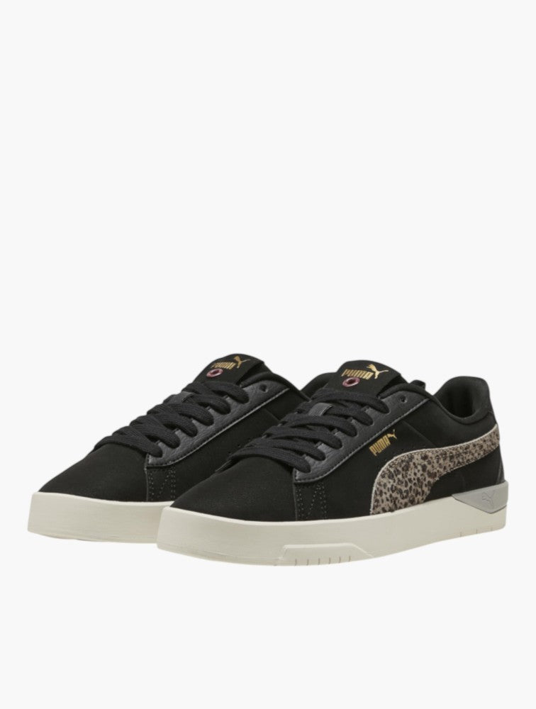 PUMA Black Jada Animal Flair Sneakers - side