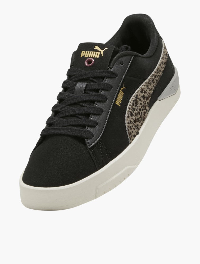 PUMA Black Jada Animal Flair Sneakers - top