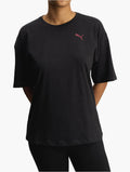 Black Athleisure Set - Logo Oversized T-Shirt