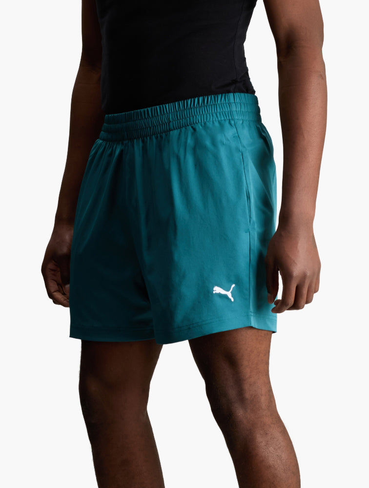 PUMA Emerald Woven Embroidered Shorts back