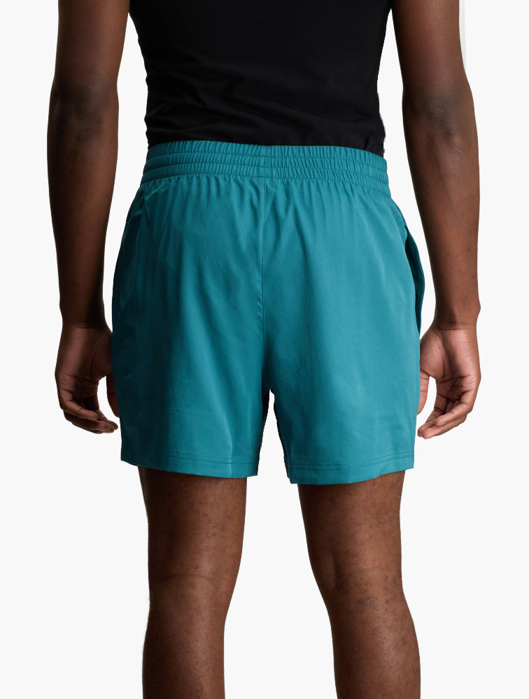 PUMA Emerald Woven Embroidered Shorts detail