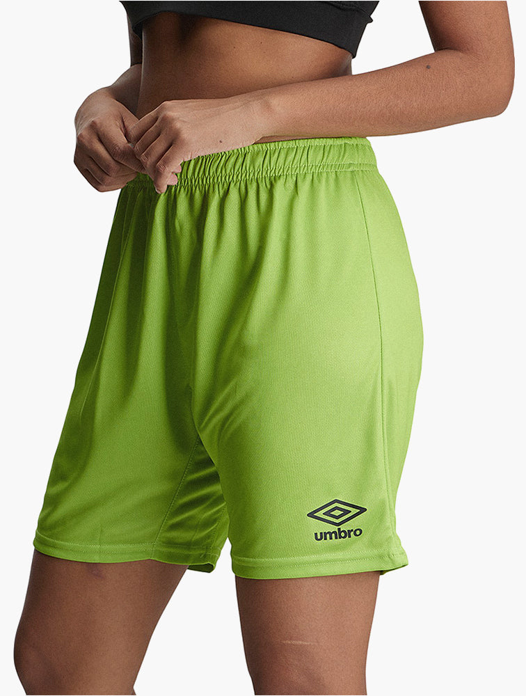 Umbro Green Athletic Shorts - side view