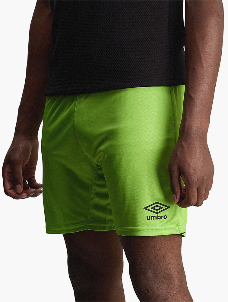 Umbro Green Athletic Shorts - styled female