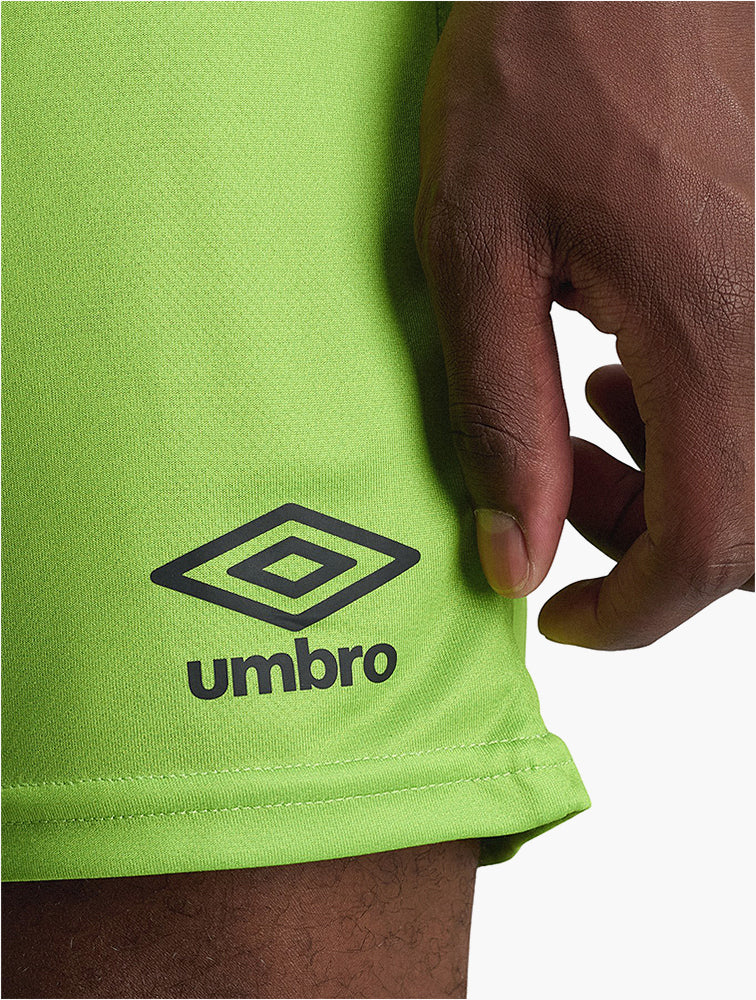 Umbro Green Athletic Shorts - duo shot